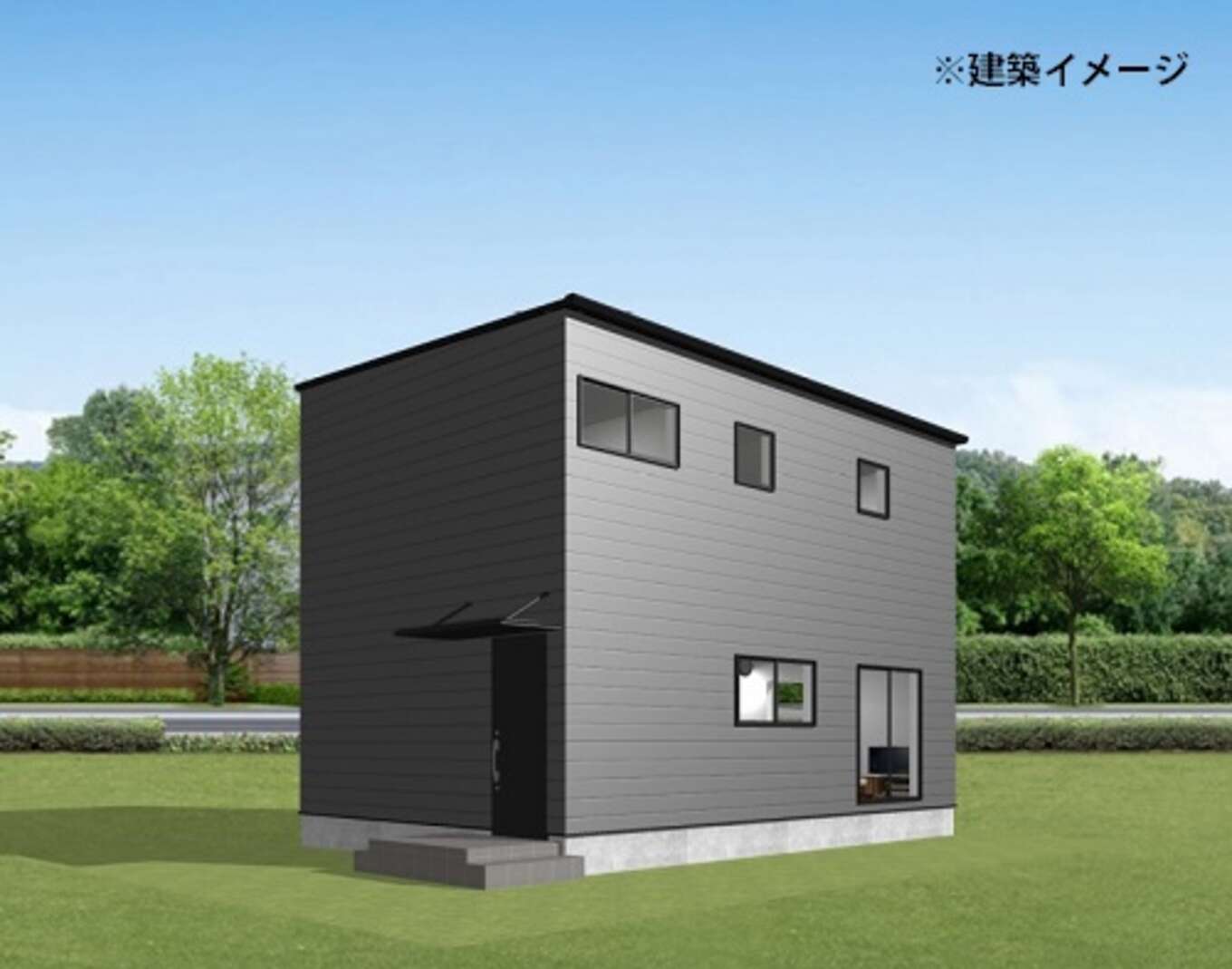 徳島市勝占町1号地建築イメージ外観